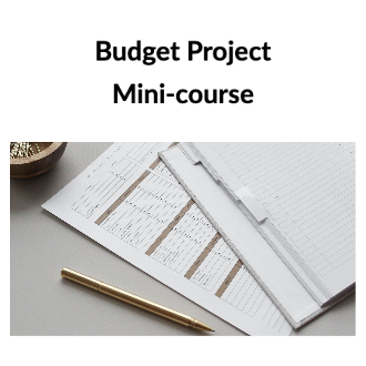 Budget project mini-course product image